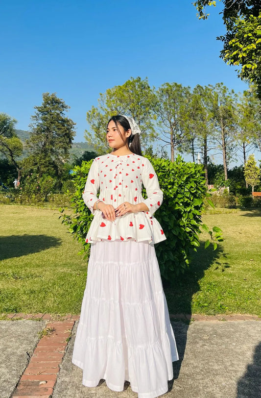 Cotton Peplum Shirts for Women – Modest & Elegant Tops