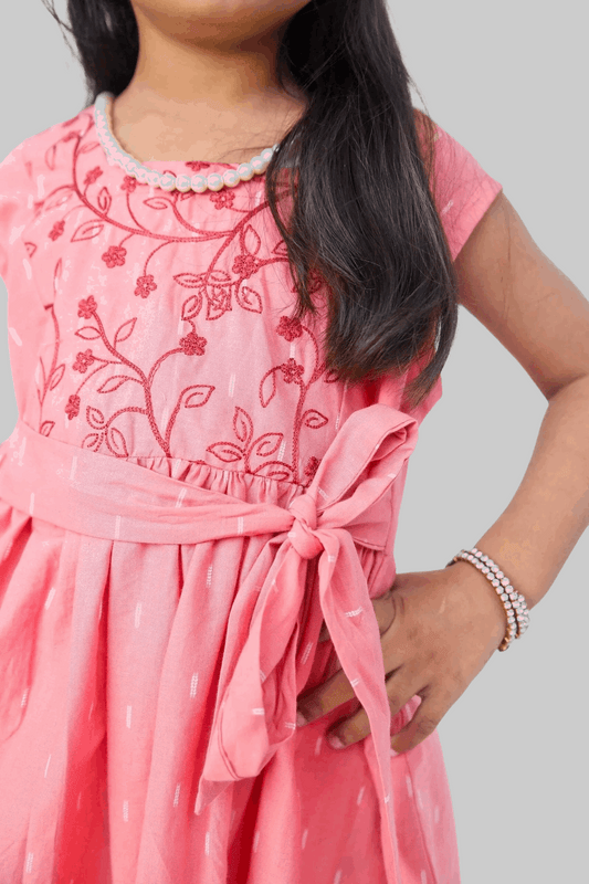 1 Piece Yarn Dyed Dobby + Embroidered Shirt-100% Cotton