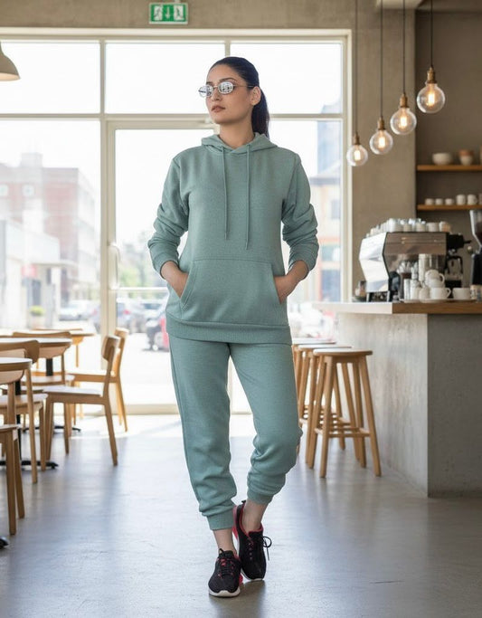 Cotton Fleece Pull Over Hoodie 1 Piece