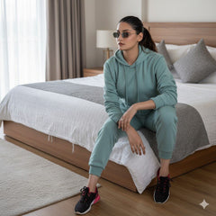 Cotton Fleece Pull Over Hoodie 1 Piece