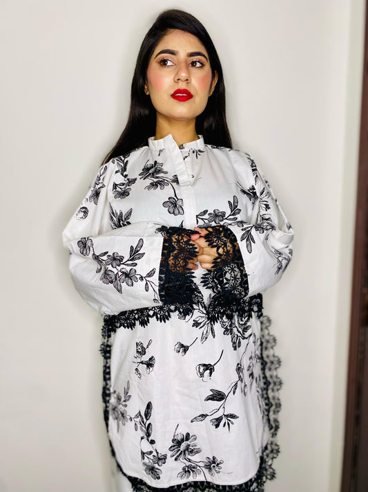 2 Piece Cotton Printed  Co- Ord Set