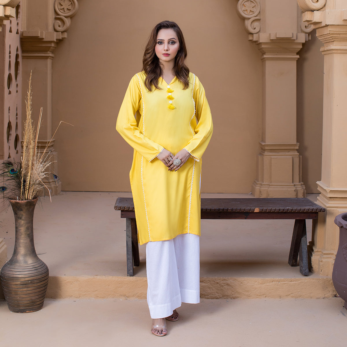 1 Piece Embroidered Kurta