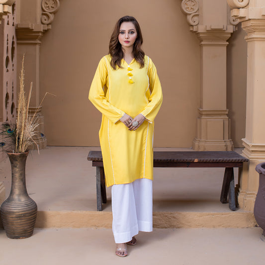 1 Piece Embroidered Kurta