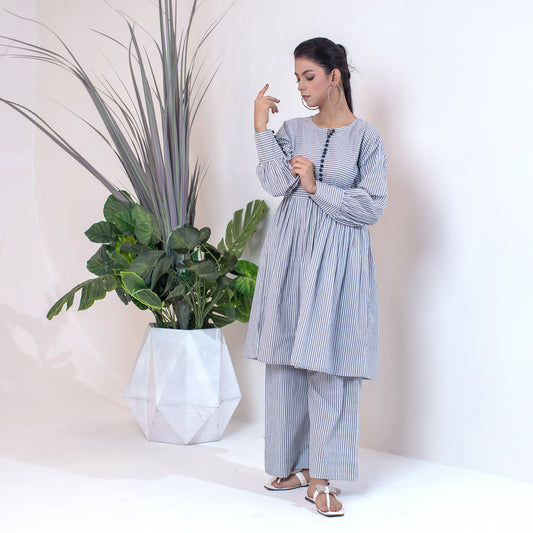 2 Piece Cotton Printed  Co- Ord Set
