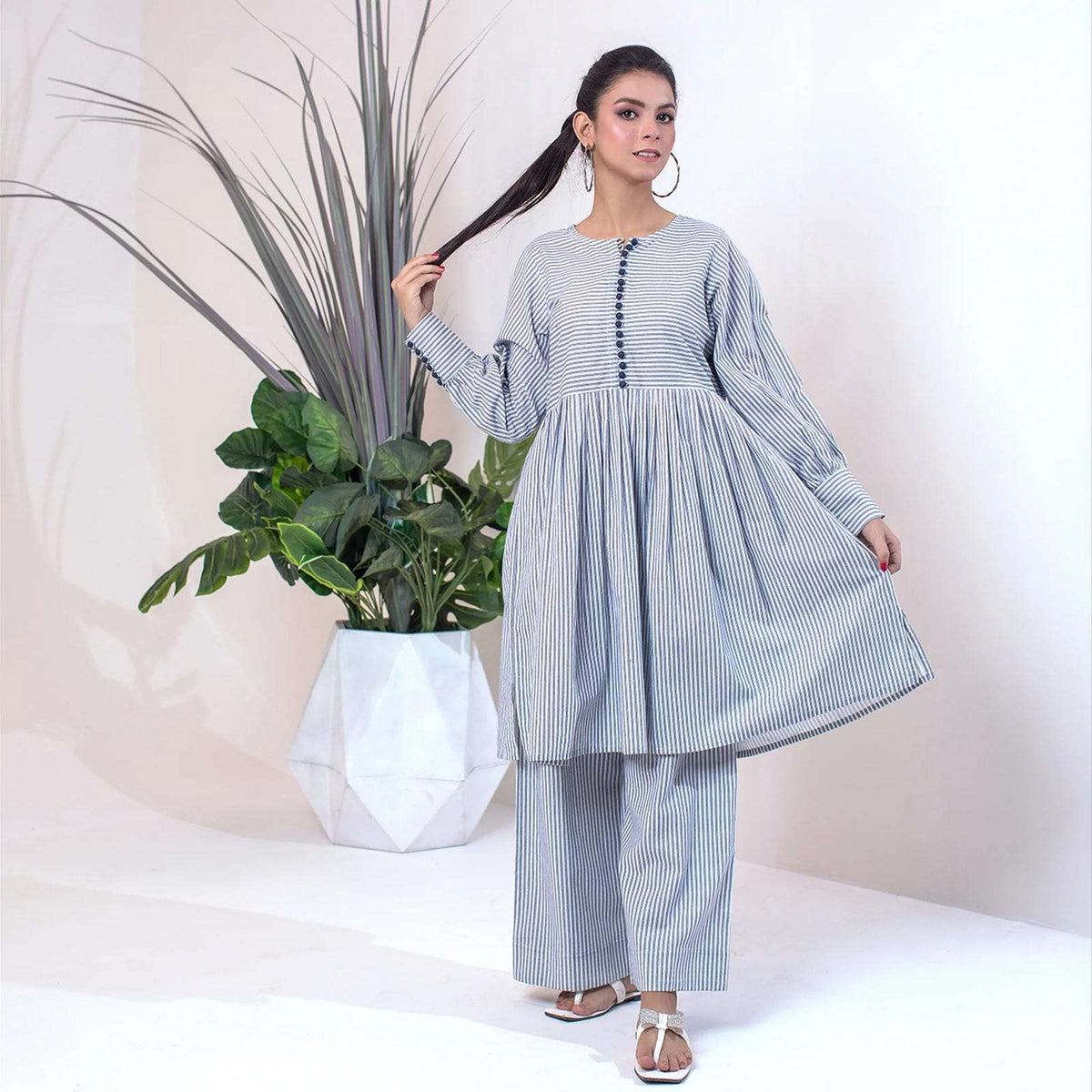 2 Piece Cotton Printed  Co- Ord Set