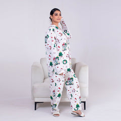 2 Piece PJ Suit- Cotton Comfy Flannel ( Shirt + Trouser)