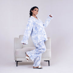 2 Piece PJ Suit- Cotton Comfy Flannel ( Shirt + Trouser)