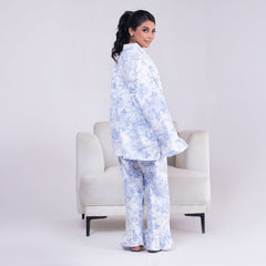 2 Piece PJ Suit- Cotton Comfy Flannel ( Shirt + Trouser)