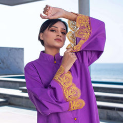 2 Piece Cotton Embroidered Co-Ord Set