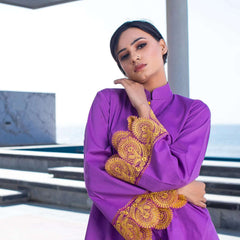 2 Piece Cotton Embroidered Co-Ord Set