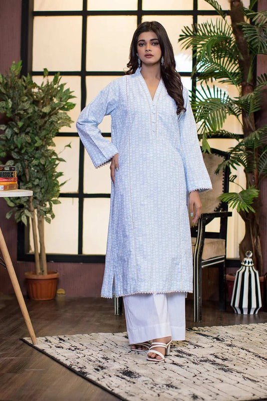 1 Piece  Cotton Printed Long Dress