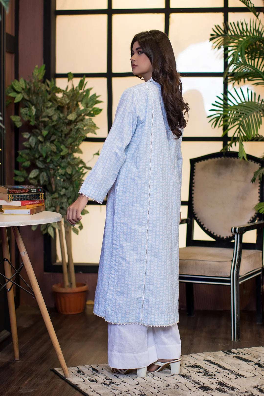 1 Piece  Cotton Printed Long Dress