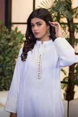 1 Piece Cotton Embroidered Kurta