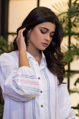 1 Piece Embroidered Cotton Shirt