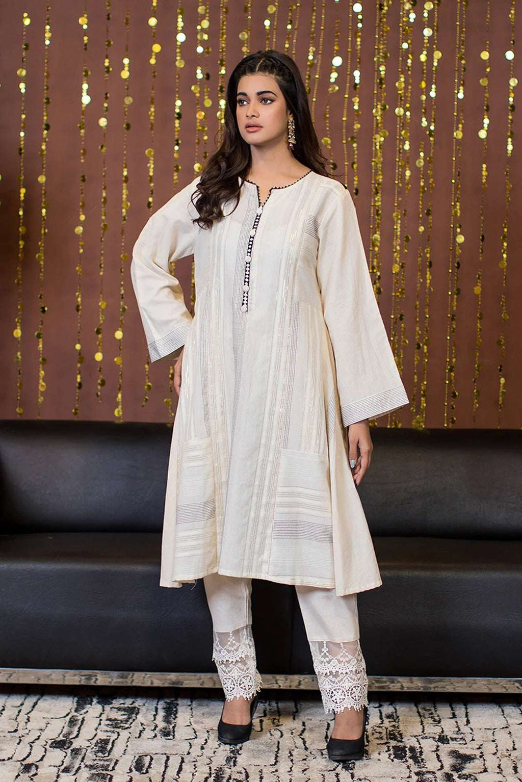 1 Piece Cotton Dobby Fabric Kurta
