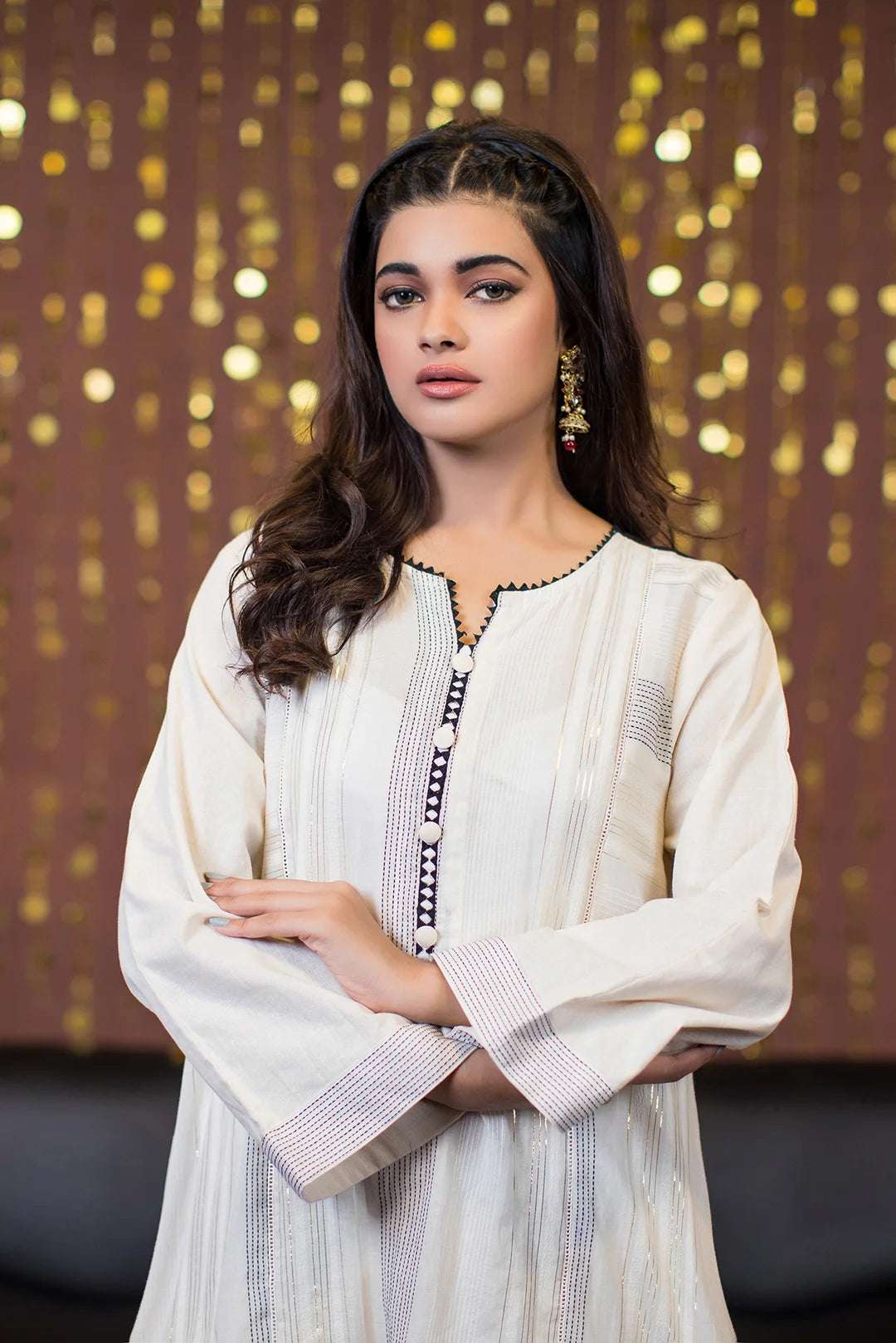 1 Piece Cotton Dobby Fabric Kurta