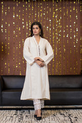 1 Piece Cotton Embellished Kurta