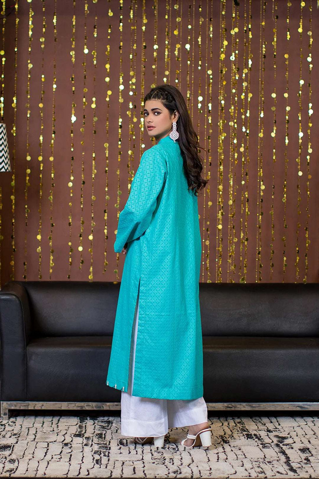 1 Piece  Cotton Chicken Kari Kurta