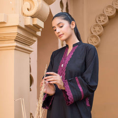 2 Piece Cotton Embroidered Co- Ord Set