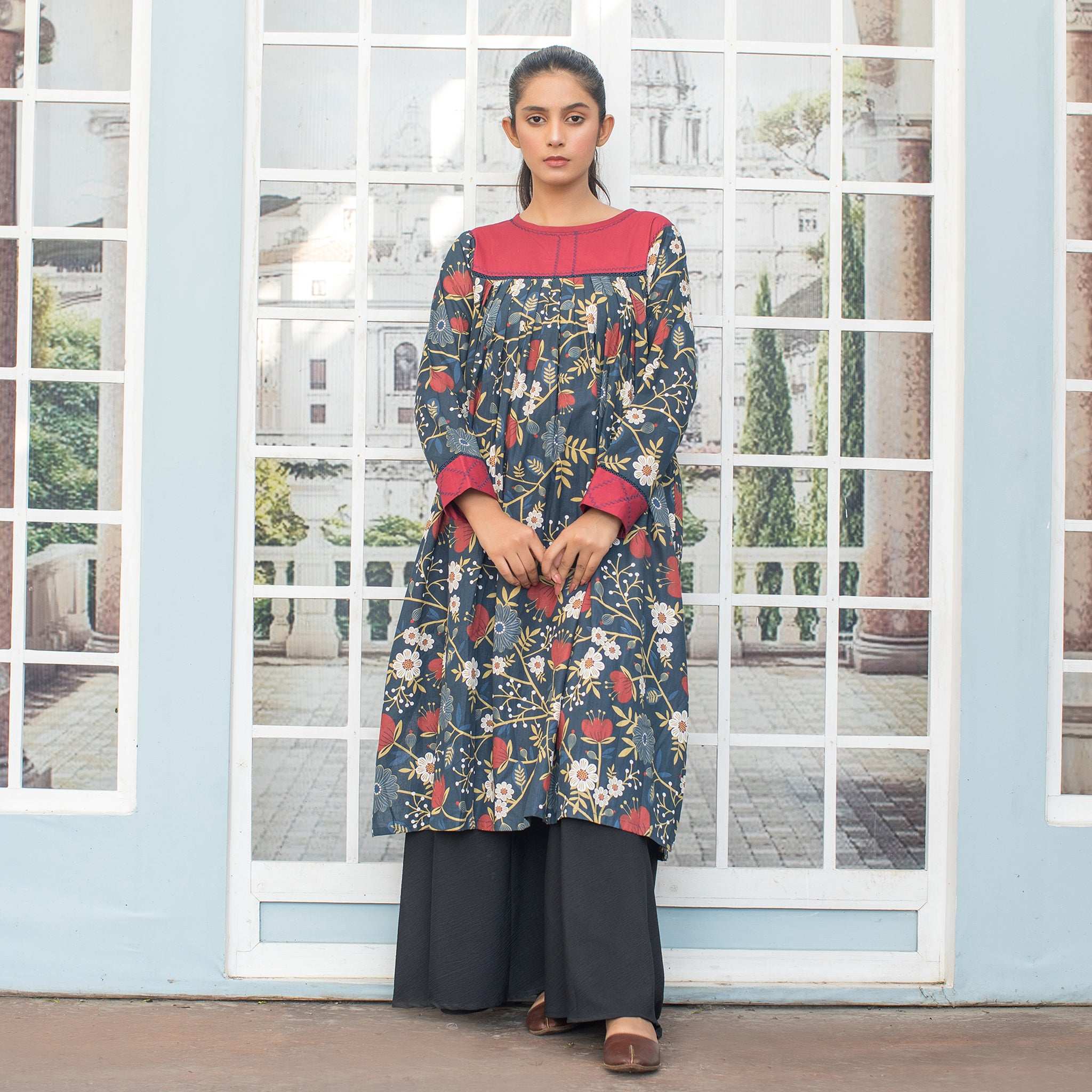 1 Piece Embroidered Kurta