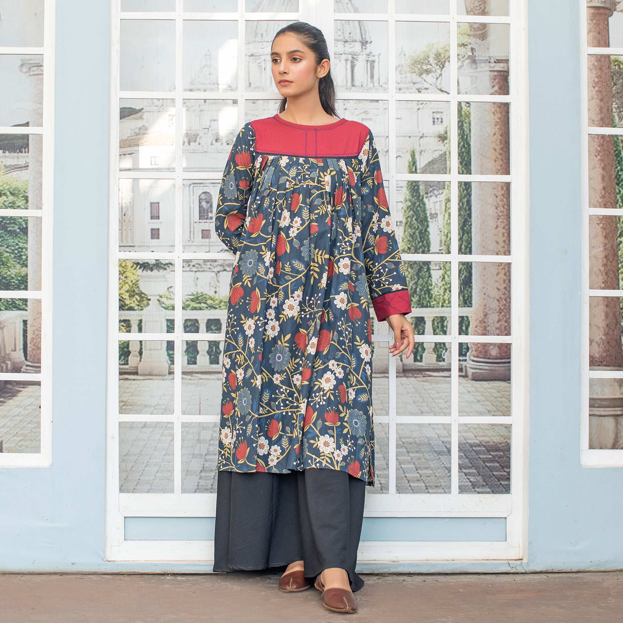 1 Piece Embroidered Kurta
