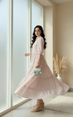 Light Pink Cotton Maxi Dress – 1 Piece Casual Wear