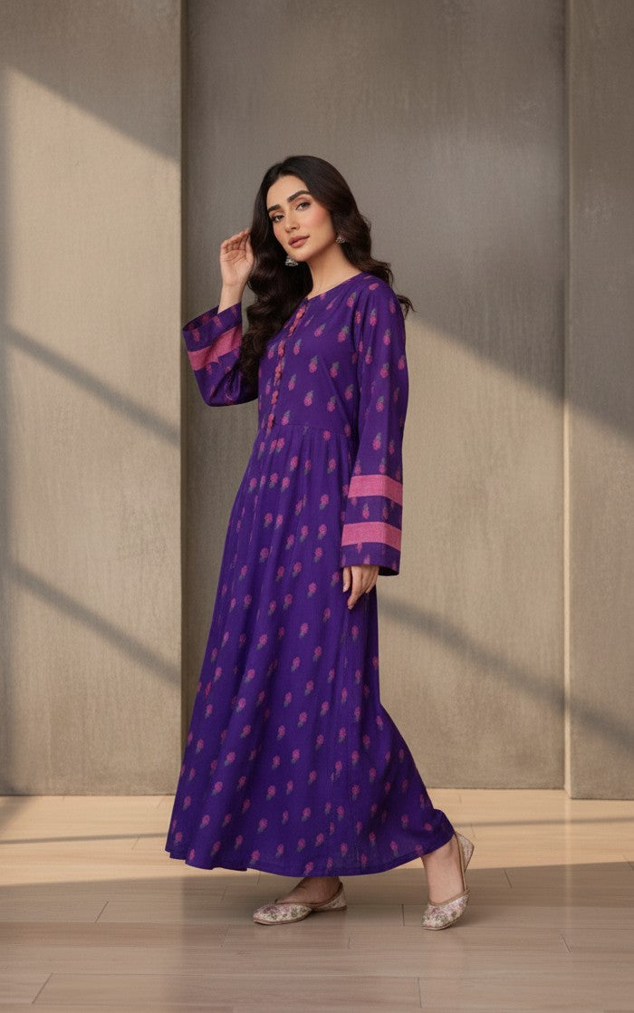 2 Piece Cotton Printed Dress