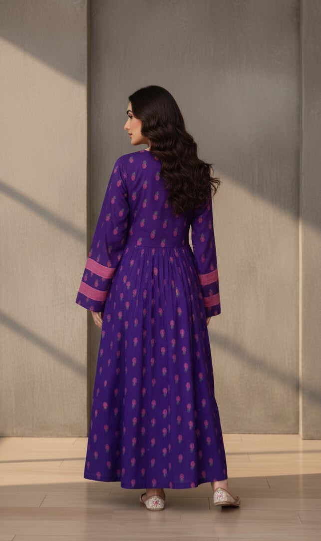 2 Piece Cotton Printed Dress