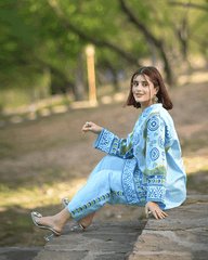 2 Piece Cotton Printed Co- Ord Set
