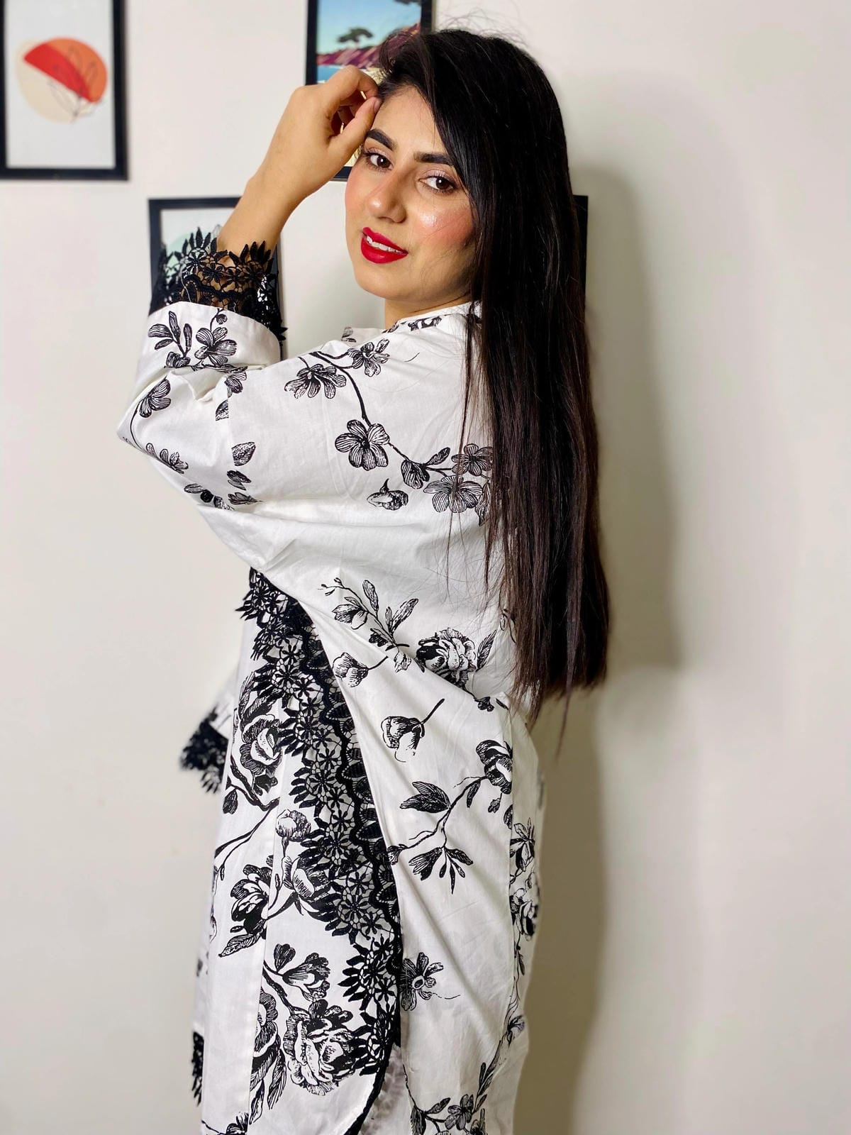 2 Piece Cotton Printed  Co- Ord Set