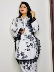 2 Piece Cotton Printed  Co- Ord Set