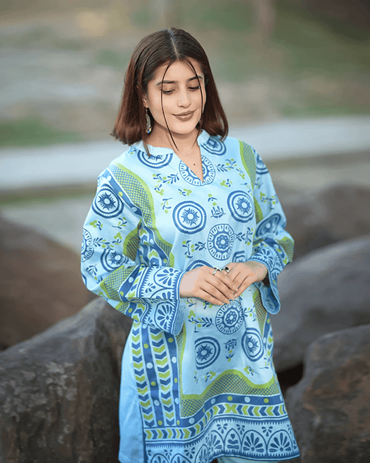 2 Piece Cotton Printed Co- Ord Set