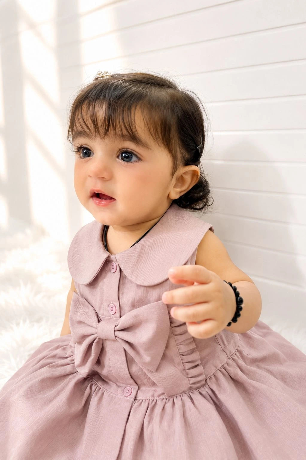 Pink Seersucker Stripe Infant 2-Piece Set
