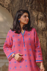 1 Piece Printed  Cotton Stitched Kurta