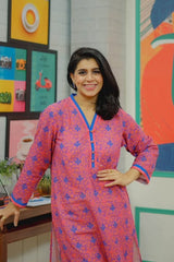 1 Piece Printed  Cotton Stitched Kurta