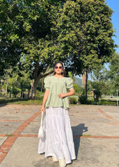 Cotton Peplum Shirts for Women – Modest & Elegant Tops