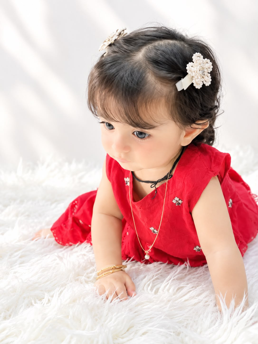 Cotton Embroidered 2-Piece Traditional Dress Set