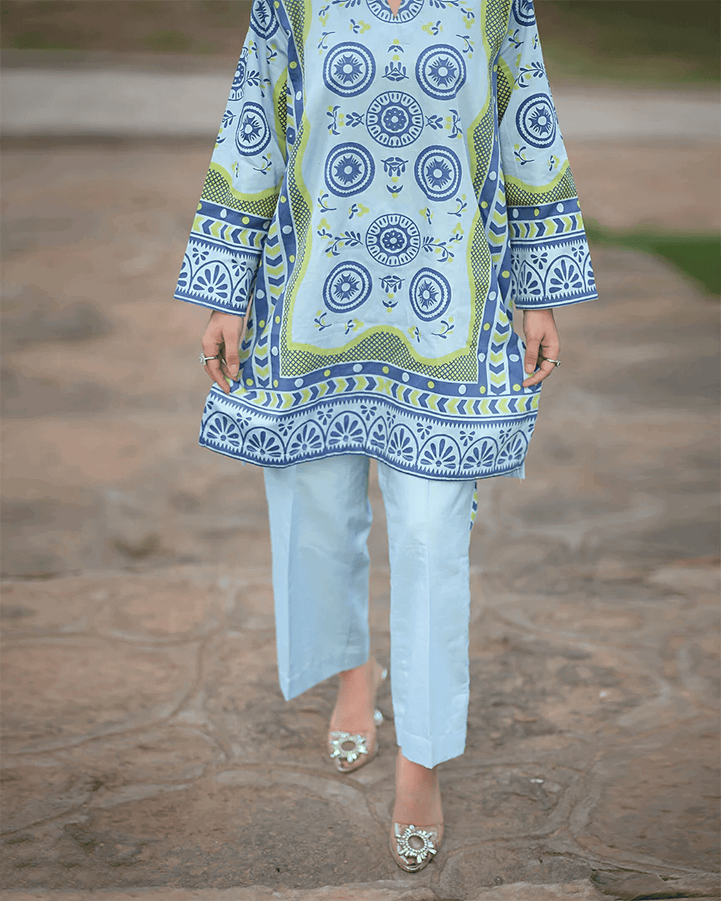 2 Piece Cotton Printed Co- Ord Set