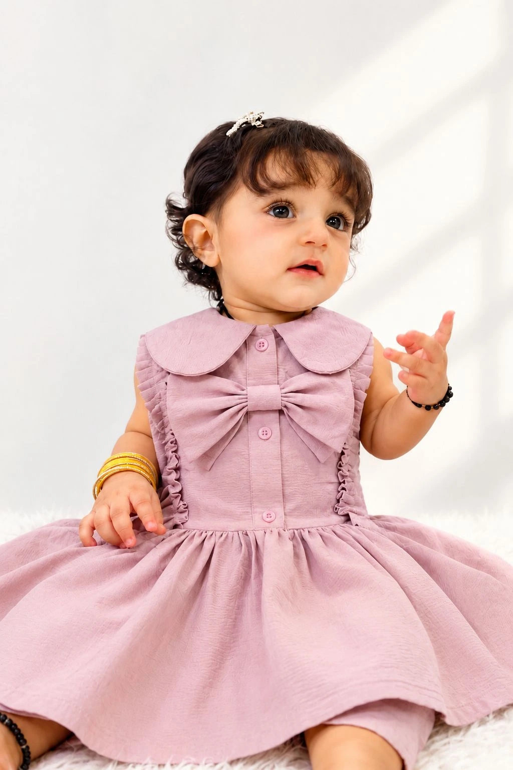 Pink Seersucker Stripe Infant 2-Piece Set