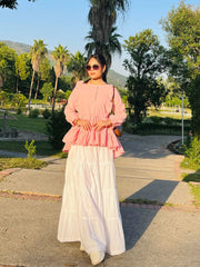 Cotton Peplum Shirts for Women – Modest & Elegant Tops