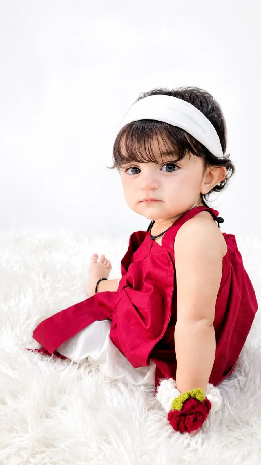Cotton 2-Piece Bow Outfit