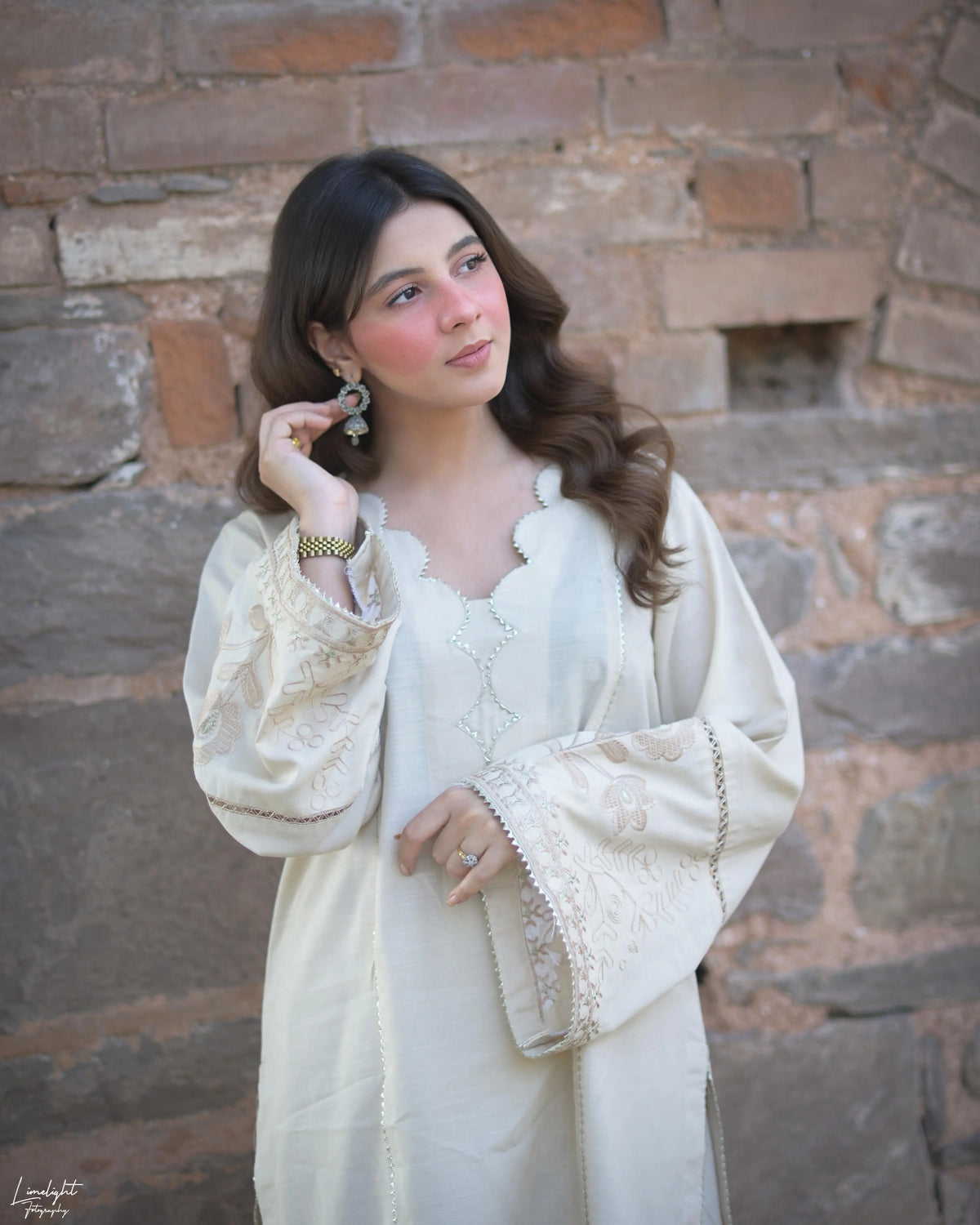 Embroidered Cotton Lawn  2-Piece Co-Ord Set