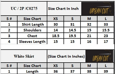 Product Size Chart