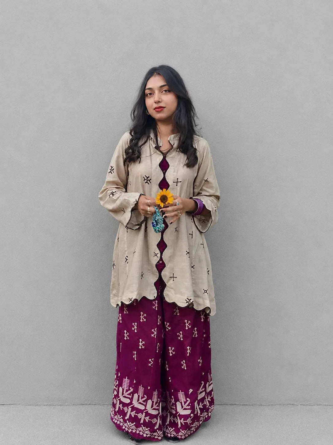 Printed Swiss Lawn 2 Piece Co-Ord Set