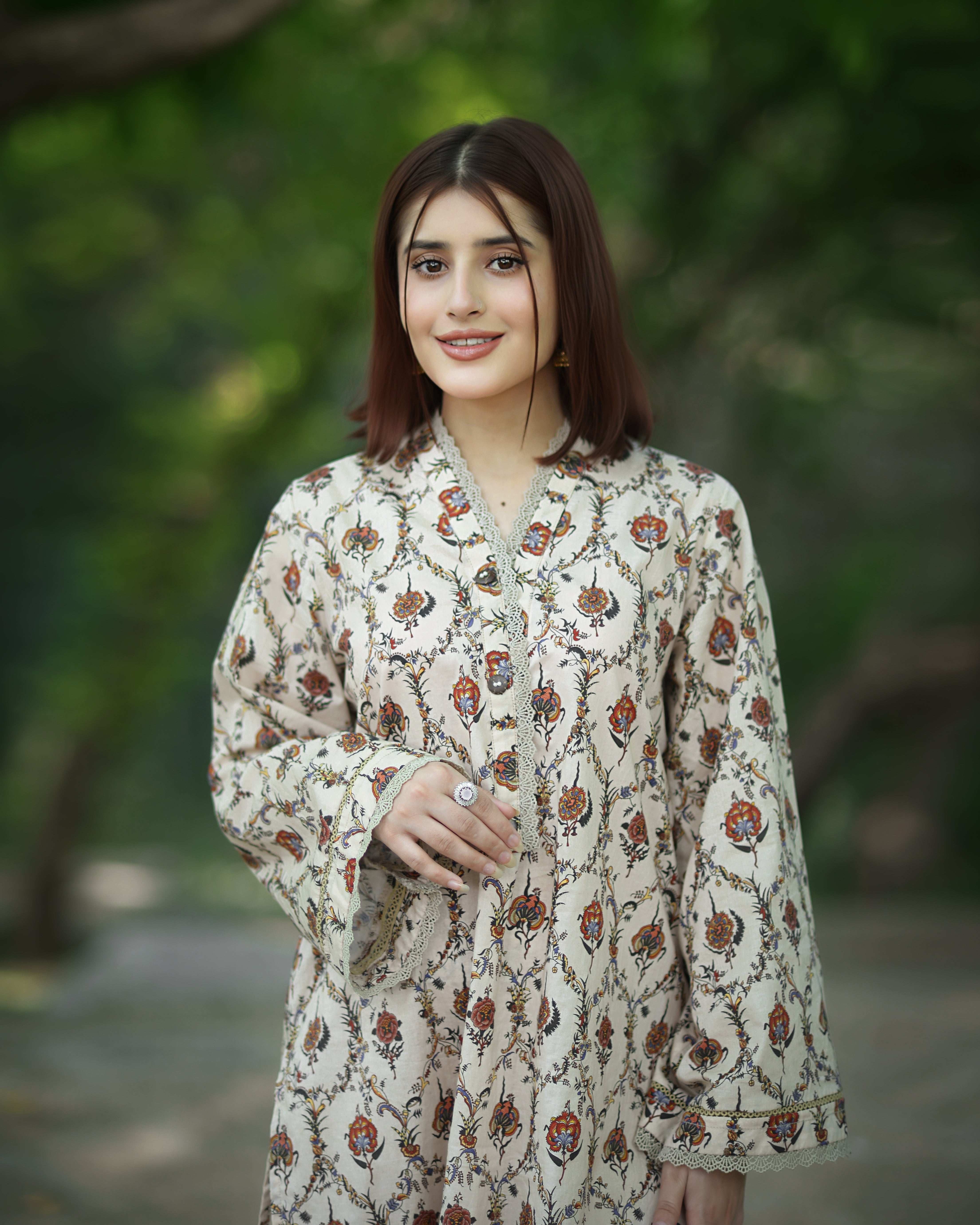 2 Piece Cotton Printed Co- Ord Set