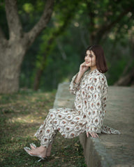 2 Piece Cotton Printed Co- Ord Set