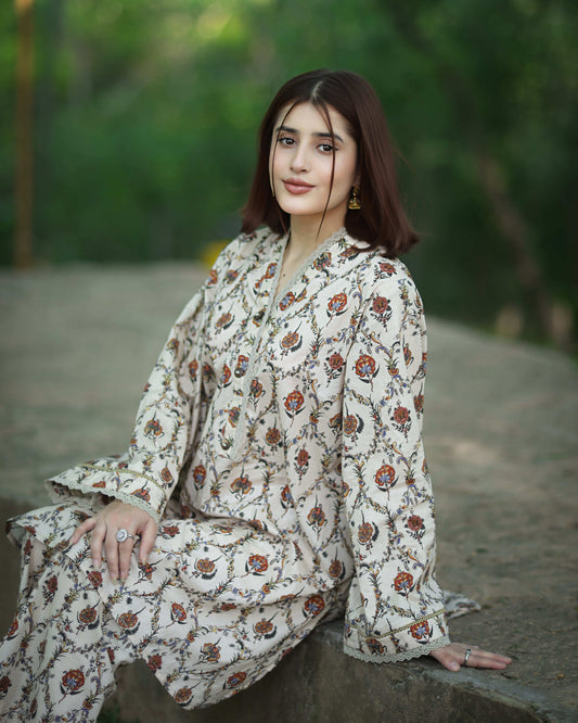 2 Piece Cotton Printed Co- Ord Set