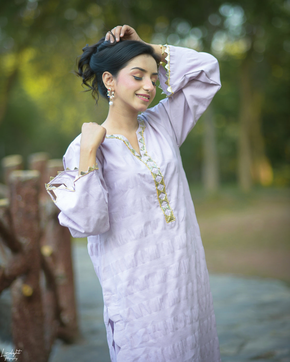 Cotton Seersucker 2-Piece Long Suit