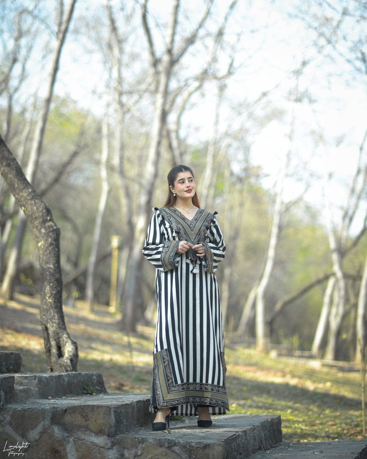2 Piece Embroidered Cotton Long Co-Ord Set