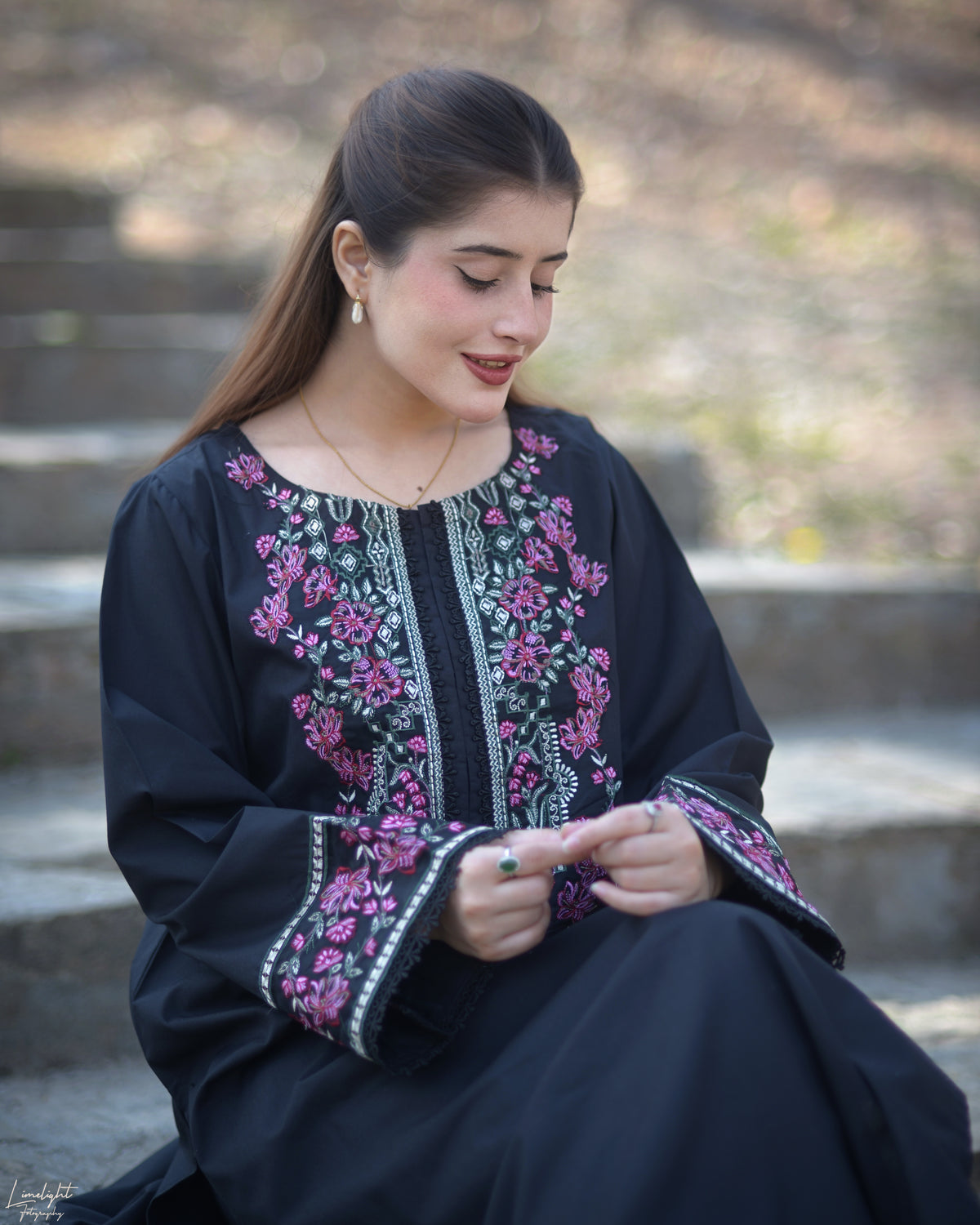 Embroidered Cotton 2-Piece Co-ord Set